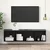 Set TV komoda Crni hrast 37 x 37 x 142,5 cm Konstruirano drvo