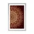 Plakat s paspartujem zlata Mandala na bordo ozadju - 60x90 no frame