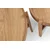 Hanah Home klub sto Ren 60, 60 cm, hrast