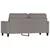 Vidaxl Dvosed taupe 140 cm blago