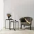 Hanah Home Set pomoćnih stočića S412F, 2 komada, Crni