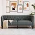 Sofa Tamno siva 201,5 x 74,5 x 74,5 cm Poliester