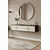 Hanah Home komoda Ida 120, 120 cm, antracit / travertin