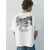 Pull&Bear Majica  bazaltno siva / zelena / lila / bela