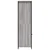 Visoka komoda siva boja hrasta 62x36x121,5 cm konstruirano drvo