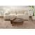 Hanah Home Klub sto-set Orion, 90x60x30, 85x30x35cm, 2 komada, Braon
