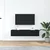 TV ormarići 2 kom crni hrast 60x31x25,5 cm konstruiranog drva