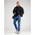 ARMANI EXCHANGE Majica mornarska/bela