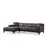 Atelier del Sofa Ugaona garnitura Petra Antracit