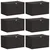 Kutija za spremanje 6 pcs Antracit 60 x 43 x 35 cm