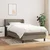 Vidaxl Box spring postelja z vzmetnico taupe 100x200 cm blago