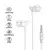 REMAX Slušalice Wired RW-106 3.5 mm bele