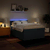 Vidaxl Box spring postelja z vzmetnico modra 160x200 cm blago