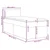 Vidaxl Box spring postelja z vzmetnico črna 100x200 cm blago