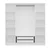 Hanah home Ormar Kale Plus 180x210x52cm Sivi
