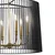 Quintiesse QN-LINARA-6P-BK - Luster na šipci LINARA 6xE14/60W/230V crna/zlatna