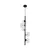 Braytron Visilica BRY-S014R-1H-5xG9-CLR