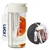 LIVEFY skodelica s slamico Simple 600ml, belo