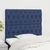 Vidaxl Vzglavje postelje modro 100x7x118/128 cm blago