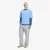 Majice adidas Trefoil Essentials Melange Loose Cropped TEE Light Blue Mel M