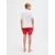 Jack & Jones Junior Šorts za dečake 12273841, Crveni