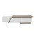 HANAH HOME TV polica Zonas White Walnut