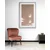 Plakat s paspartujem odsev meseca - 60x90 silver