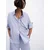 The Set Bluza svetlo modra/bela
