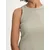 MELA Top Drisna pastelno zelena