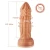 HiSmith HSA71 Slightly Curved Silicone Vibrating Dildo KlicLok 8.25 Skin