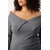 Trendyol Curve Ženska bluza Tbbaw25Af00024, Siva