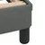 Vidaxl Posteljni okvir Dover temno siv 140x190 cm blago