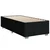 Vidaxl Box spring postelja z vzmetnico črna 80x200 cm blago