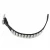 Zapestnica BLACK SNAKE ROUND RIVETS 2 ROWS - LSF1 89