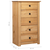 Komoda od borovine 46 x 40 x 89 cm asortiman Panama
