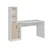 Hanah Home radni sto Viora, 150 cm, beli / orah