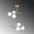 Opviq Luster Luminar-14126, 50x30x65cm, IP20, Zlatno-žute boje