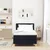 LED Box Spring Krevet s LED trakama Crna 80 x 200 cm tkanina