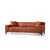 Atelier del Sofa Trosed Petra 3 212x86x69cm Narandžasti