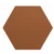 Akustični panel Hexagon 50 x 50 cm, debelina 3 cm, rjava barva