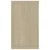 Kockaste zidne police 4 kom boja hrasta 80x15x26,5 cm drvene