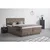 Premium Living Postelja Boxspring Cordoba, Rjava, 180x200