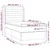 Vidaxl Box spring postelja z vzmetnico LED modra 100x200 cm blago