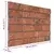 Zidne panele 10 pcs Terakota 100 x 50 cm EPS pjena