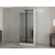 Hanah Home ormar sa reflektujućim staklom Nisa 20656, 90 cm, peščar