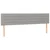 Vidaxl Box spring postelja z vzmetnico svetlo siva 180x200 cm blago