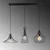 Opviq Luster Mezopotamya-N-1287, 55 cm, 3xE27