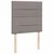 vidaXL Box spring postelja z vzmetnico taupe 90x200 cm blago