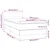 Vidaxl Box spring postelja z vzmetnico temno rjava 100x200 cm blago