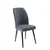 Hanah Home set trpezarijskih stolica Platinum 2 kom, dimno siva tkanina Jerry, braon metalne noge